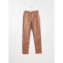 BETTY BARCLAY - Pantalon droit marron en coton - Femme - Taille 36 - Modz