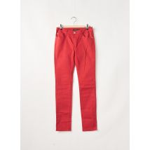 DIEGO REIGA - Pantalon droit rouge en coton - Femme - Taille 36 - Modz