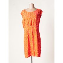 PRINCESSE NOMADE - Robe mi-longue orange en viscose - Femme - Taille 40 - Modz