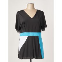 FLUIDE PARIS - T-shirt noir en polyester - Femme - Taille 42 - Modz