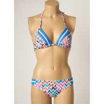 OLYMPIA - Maillot de bain 2 pièces bleu en polyamide - Femme - Taille TU - Modz