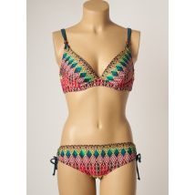 OLYMPIA - Maillot de bain 2 pièces rouge en polyamide - Femme - Taille TU - Modz