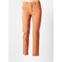 SARAH JOHN - Pantalon chino marron en coton - Femme - Taille 36 - Modz