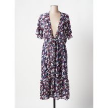 SCARLET ROOS - Robe mi-longue bleu en polyester - Femme - Taille 36 - Modz