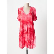 ATELIER JAD - Robe courte rose en viscose - Femme - Taille 40 - Modz