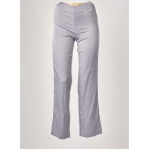 SISLEY - Pantalon droit gris en polyester - Femme - Taille 36 - Modz