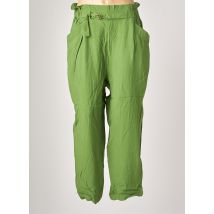 SISLEY - Pantalon large vert en viscose - Femme - Taille 38 - Modz