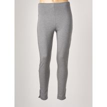 SISLEY - Legging gris en coton - Femme - Taille 34 - Modz