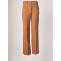 SISLEY - Pantalon chino marron en polyester - Femme - Taille 34 - Modz