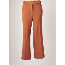 SISLEY - Pantalon chino orange en polyester - Femme - Taille 40 - Modz