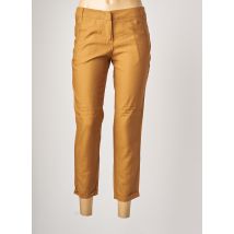 SISLEY - Pantalon 7/8 jaune en viscose - Femme - Taille 36 - Modz