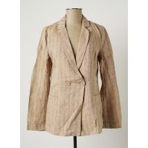 BENETTON - Blazer beige en lin - Femme - Taille 34 - Modz