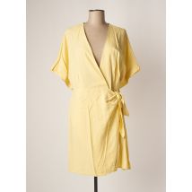 BENETTON - Robe courte jaune en viscose - Femme - Taille 36 - Modz
