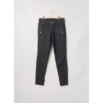 BENETTON - Pantalon slim noir en coton - Femme - Taille 34 - Modz