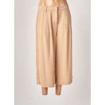 BENETTON - Pantacourt beige en polyester - Femme - Taille 36 - Modz