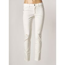 SISLEY - Pantalon slim blanc en coton - Femme - Taille W29 - Modz
