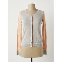 SISLEY - Gilet manches longues gris en viscose pour femme - Taille 34 - Modz