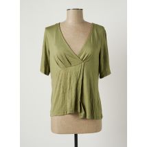 BENETTON - T-shirt vert en viscose - Femme - Taille 44 - Modz