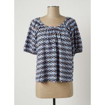 BENETTON - T-shirt bleu en coton - Femme - Taille 38 - Modz