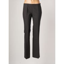 BENETTON - Pantalon droit noir en polyester - Femme - Taille 38 - Modz