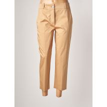 BENETTON - Pantalon 7/8 beige en coton - Femme - Taille 38 - Modz