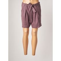 BENETTON - Short violet en lyocell - Femme - Taille 40 - Modz