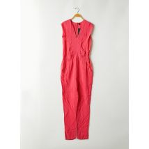 BENETTON - Combi-pantalon rose en cuppro - Femme - Taille 34 - Modz