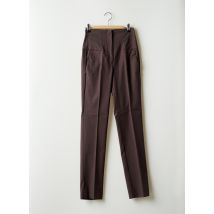 SISLEY - Pantalon slim gris en coton - Femme - Taille 40 - Modz