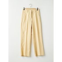 BENETTON - Pantalon 7/8 beige en coton - Femme - Taille 34 - Modz