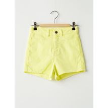 BENETTON - Short jaune en coton - Femme - Taille W27 - Modz