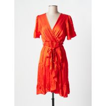 PAKO LITTO - Robe mi-longue orange en viscose - Femme - Taille 36 - Modz