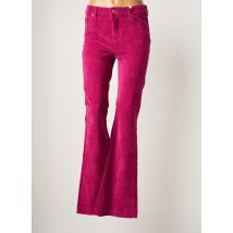 BSB - Pantalon flare rose en coton pour femme - Taille W26 L32 - Modz