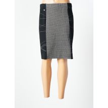 FRED - Jupe mi-longue noir en polyester - Femme - Taille 36 - Modz