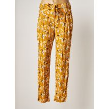 MARIE-SIXTINE - Pantalon droit jaune en viscose - Femme - Taille 36 - Modz