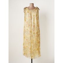 MAISON HOTEL - Robe longue beige en viscose - Femme - Taille 36 - Modz