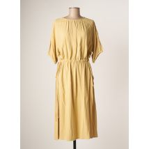 THE KORNER - Robe mi-longue beige en lin - Femme - Taille 36 - Modz