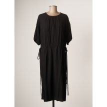 THE KORNER - Robe mi-longue noir en lin - Femme - Taille 38 - Modz