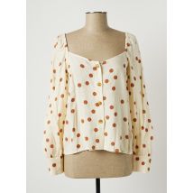 FRNCH - Chemisier beige en viscose - Femme - Taille 38 - Modz