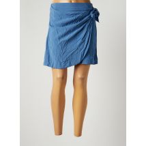 MARIE-SIXTINE - Jupe courte bleu en viscose pour femme - Taille 36 - Modz