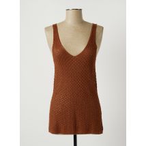 LOUIZON - Pull marron en viscose - Femme - Taille 36 - Modz
