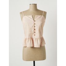 THE KORNER - Top beige en polyester - Femme - Taille 40 - Modz