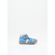 LITTLE MARY - Sandales/Nu pieds bleu en cuir - Garçon - Taille 20 - Modz
