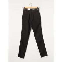 PARA MI - Pantalon slim noir en coton - Femme - Taille 36 - Modz