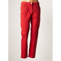 MAT DE MISAINE - Pantalon slim rouge en coton pour femme - Taille 44 - Modz