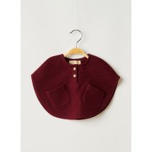LA PETITE COLLECTION - Poncho rouge en laine - Fille - Taille TU - Modz