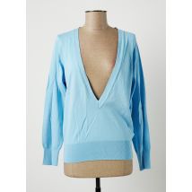 STEFAN GREEN - Pull bleu en coton - Femme - Taille 36 - Modz