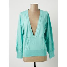 STEFAN GREEN - Pull bleu en coton - Femme - Taille 40 - Modz