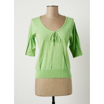 STEFAN GREEN - Pull vert en coton - Femme - Taille 36 - Modz
