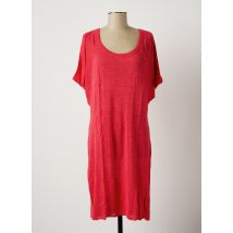 STEFAN GREEN - Robe mi-longue rouge en viscose - Femme - Taille 36 - Modz
