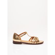 RIVECOUR - Sandales/Nu pieds jaune en cuir pour femme - Taille 36 - Modz